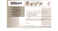 Desktop Screenshot of orsta-hydraulik.pl